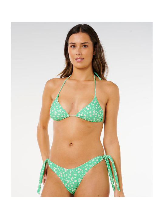 Dół od bikini damski RIP CURL Surf Side Hi Leg Skimpy zielone
