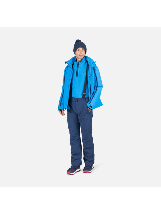 Bluza polarowa męska Rossignol Strawpile Fleece Hz niebieska - Adventure Sports
