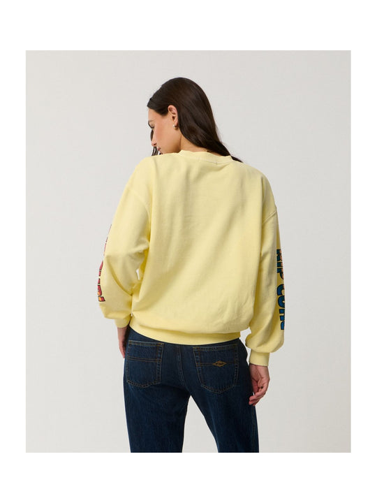 Bluza damska RIP CURL Sg Heritage Oversized Fleece żółta
