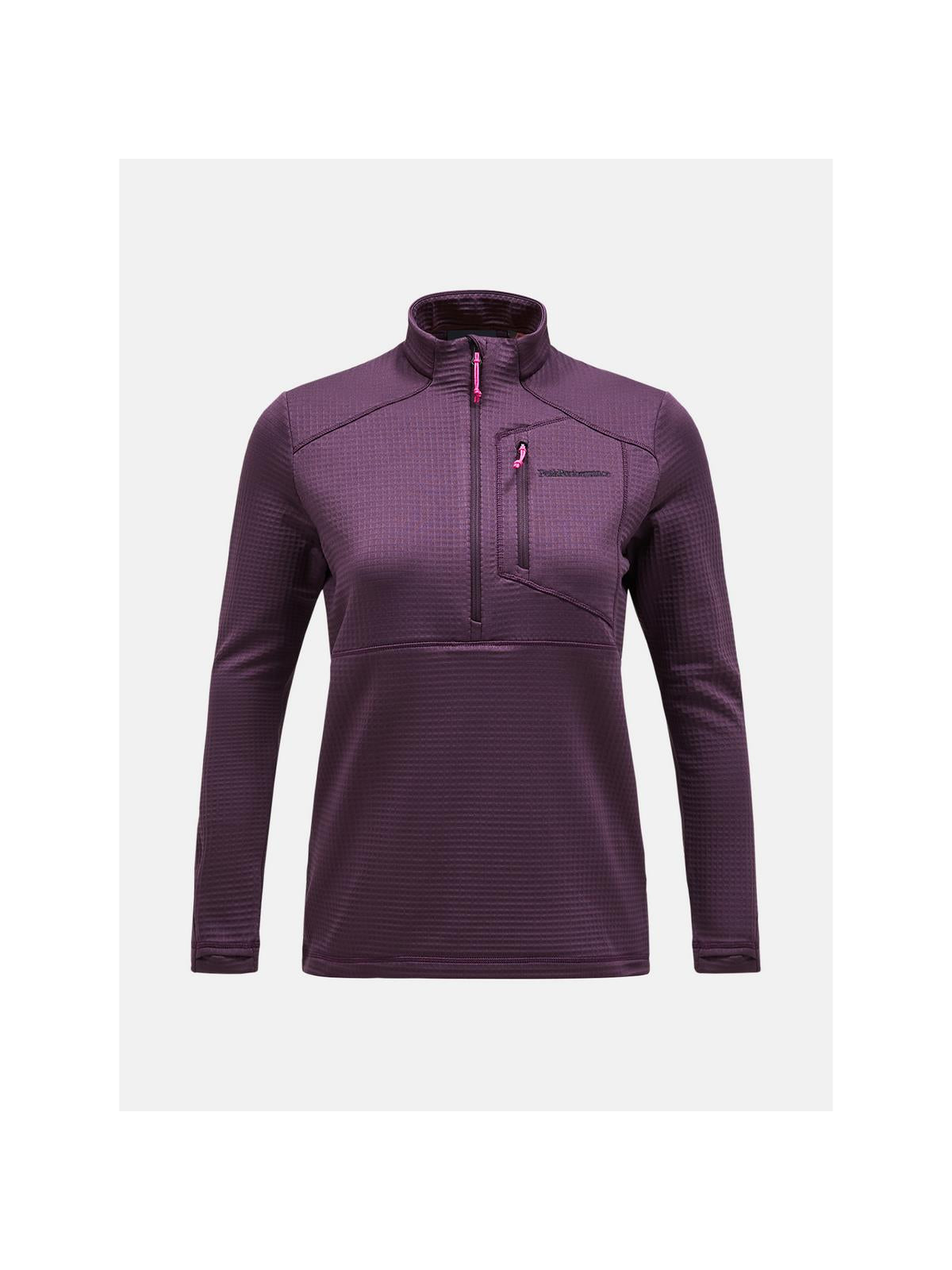 Bluza Peak Performance W Trail Polartec Half Zip fioletowy - Adventure Sports