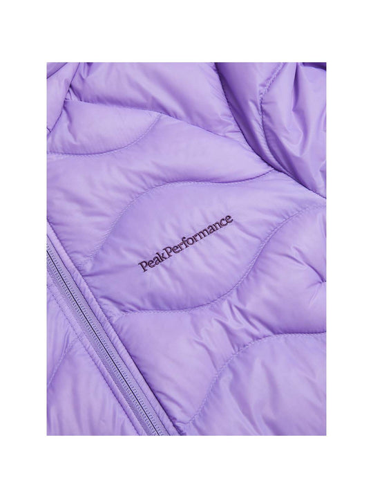 Kurtka Peak Performance W Helium Down Hood Jacket fioletowy - Adventure Sports

