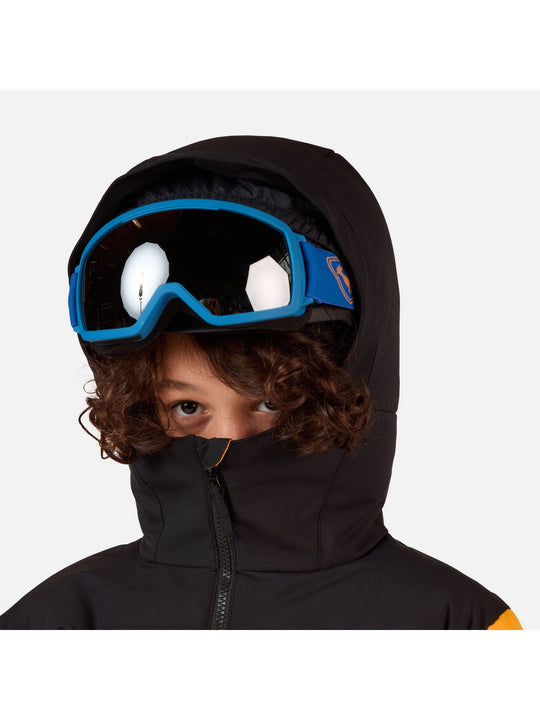 Kurtka narciarska dziecięca ROSSIGNOL Boy Siz Quilted Jkt żółta
