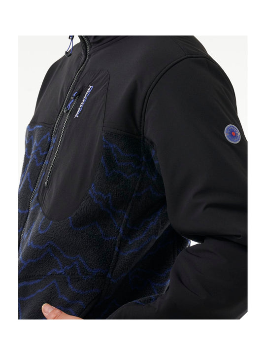 Bluza RIP CURL Anti Series Search Zip Crew czarny - Adventure Sports
