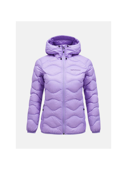 Kurtka Peak Performance W Helium Down Hood Jacket fioletowy - Adventure Sports
