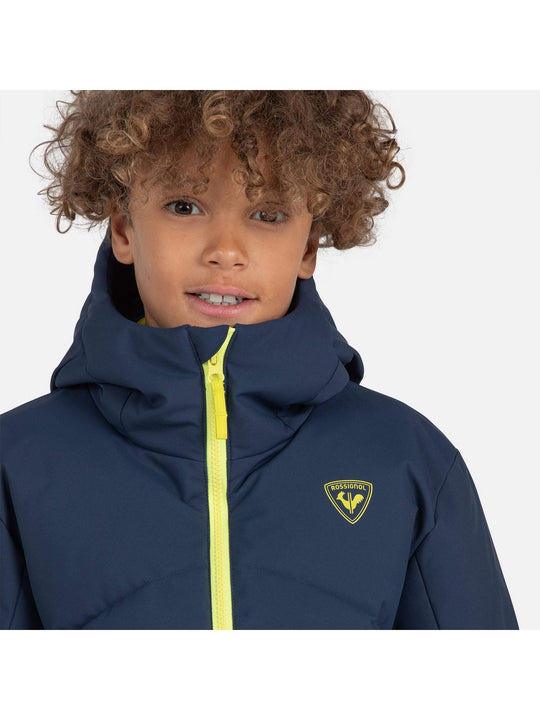 Kurtka narciarska chłopięca Rossignol Boy Siz Jkt granatowy - Adventure Sports
