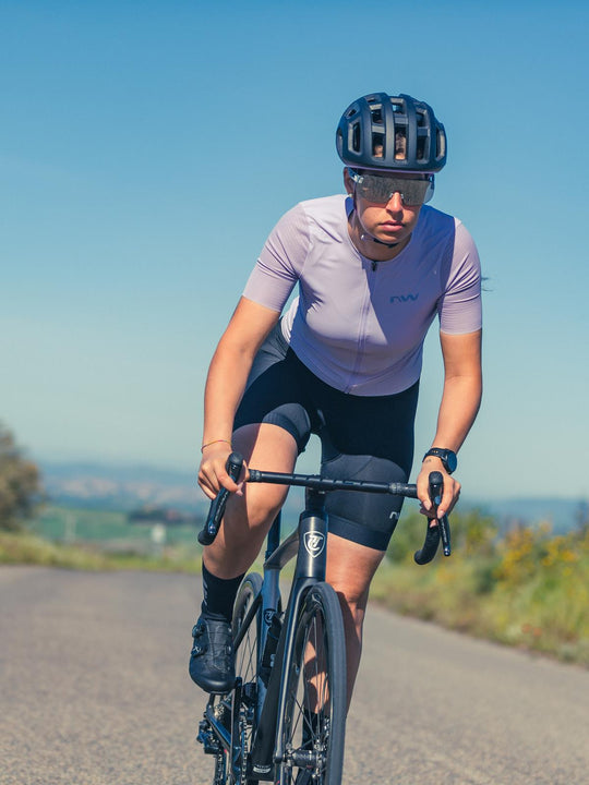 Koszulka rowerowa NORTHWAVE Extreme 2 Woman - fioletowy - Adventure Sports
