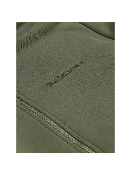 Bluza Peak Performance M Original Small Logo Zip zielony - Adventure Sports
