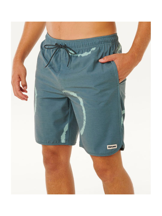 Boardshorty męskie RIP CURL Pacific Rinse Dye Volley zielone
