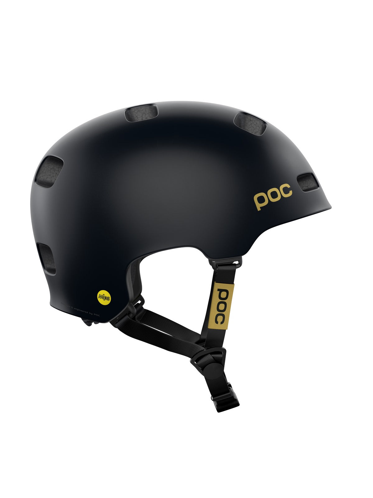 Kask rowerowy POC Crane MIPS Fabio Ed. czarno złoty - Adventure Sports
