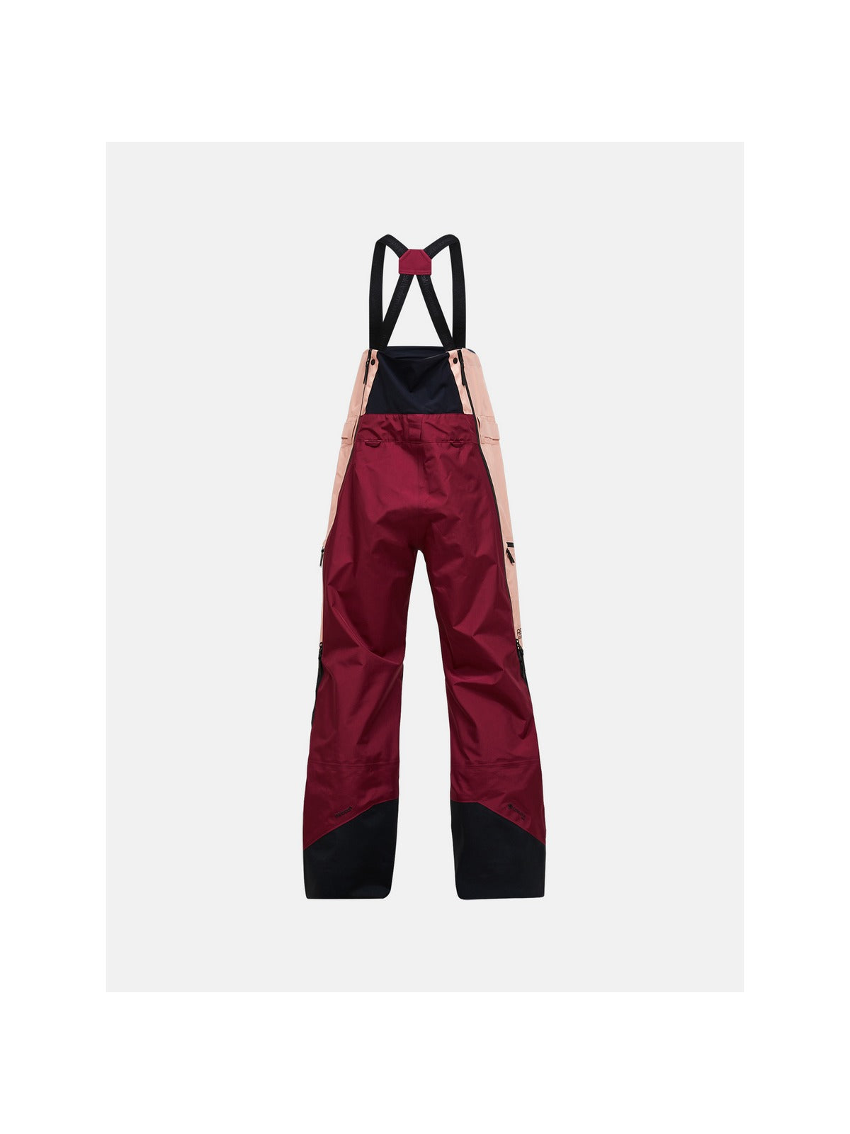Spodnie PEAK PERFORMANCE W Vertical Gore-Tex Pro Bib Pants bordowy