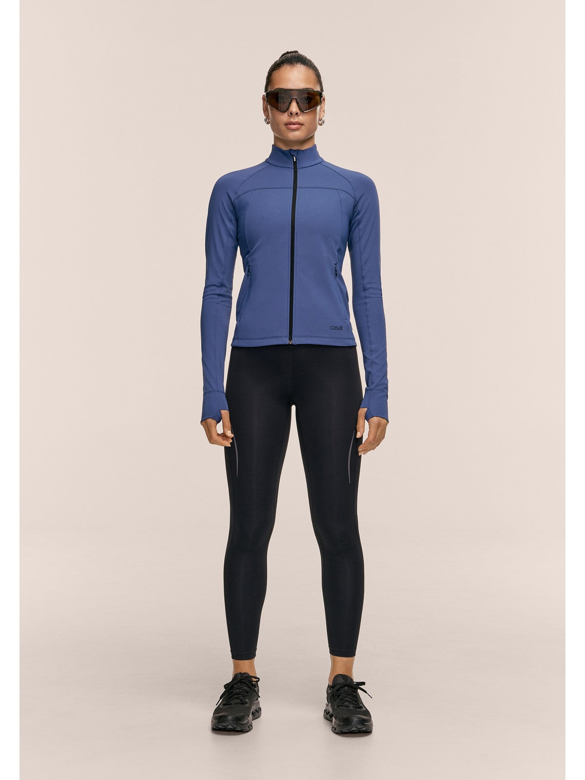 Legginsy treningowe damskie CASALL Performance Running Tights kolor czarny