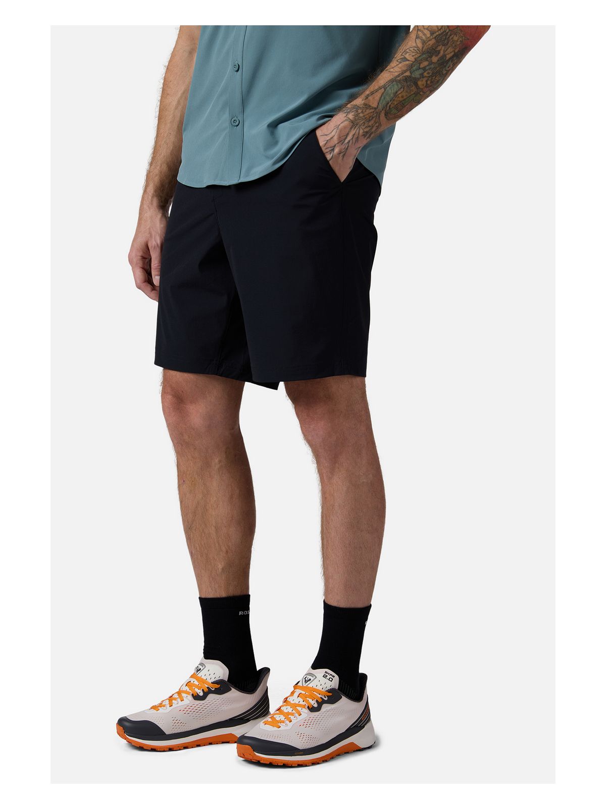 Szorty elastyczne ROSSIGNOL Lycian Short 9’ czarny - Adventure Sports