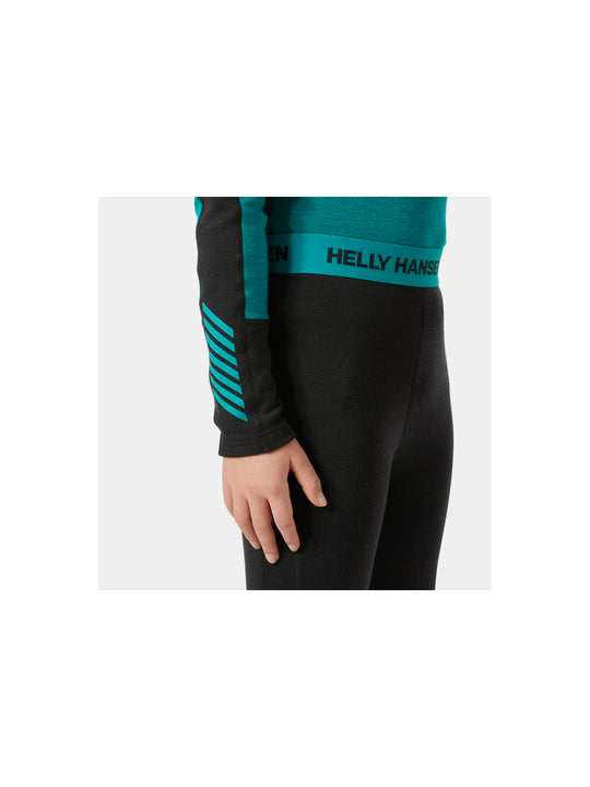 Bielizna dziecięca HELLY HANSEN Jr Lifa Merino Midweight Set kolor zielony
