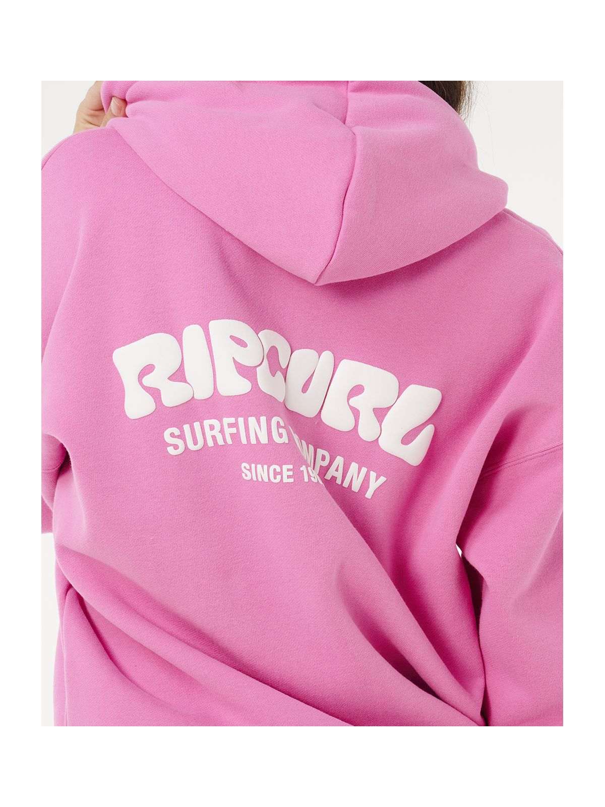 Bluza damska RIP CURL Surf Puff Heritage Hood różowa