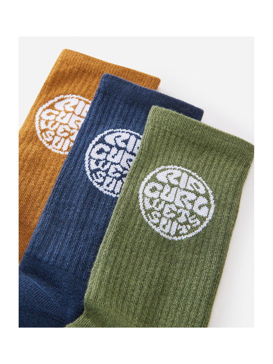 Skarpety RIP CURL Wetty Crew Sock 3-Pk granatowy - TU - Adventure Sports
