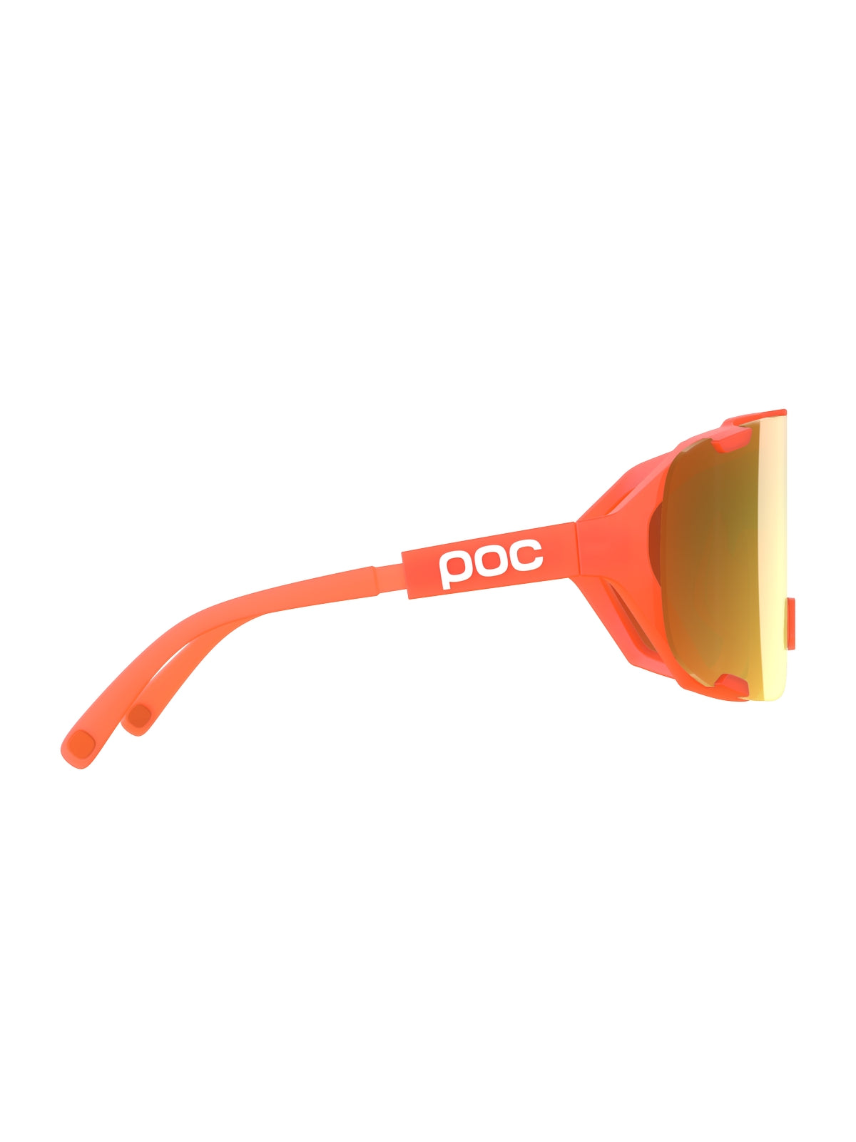 Okulary rowerowe POC Devour Mid pomarańczowy - Clarity Road/Partly Sunny Gold Cat. 2