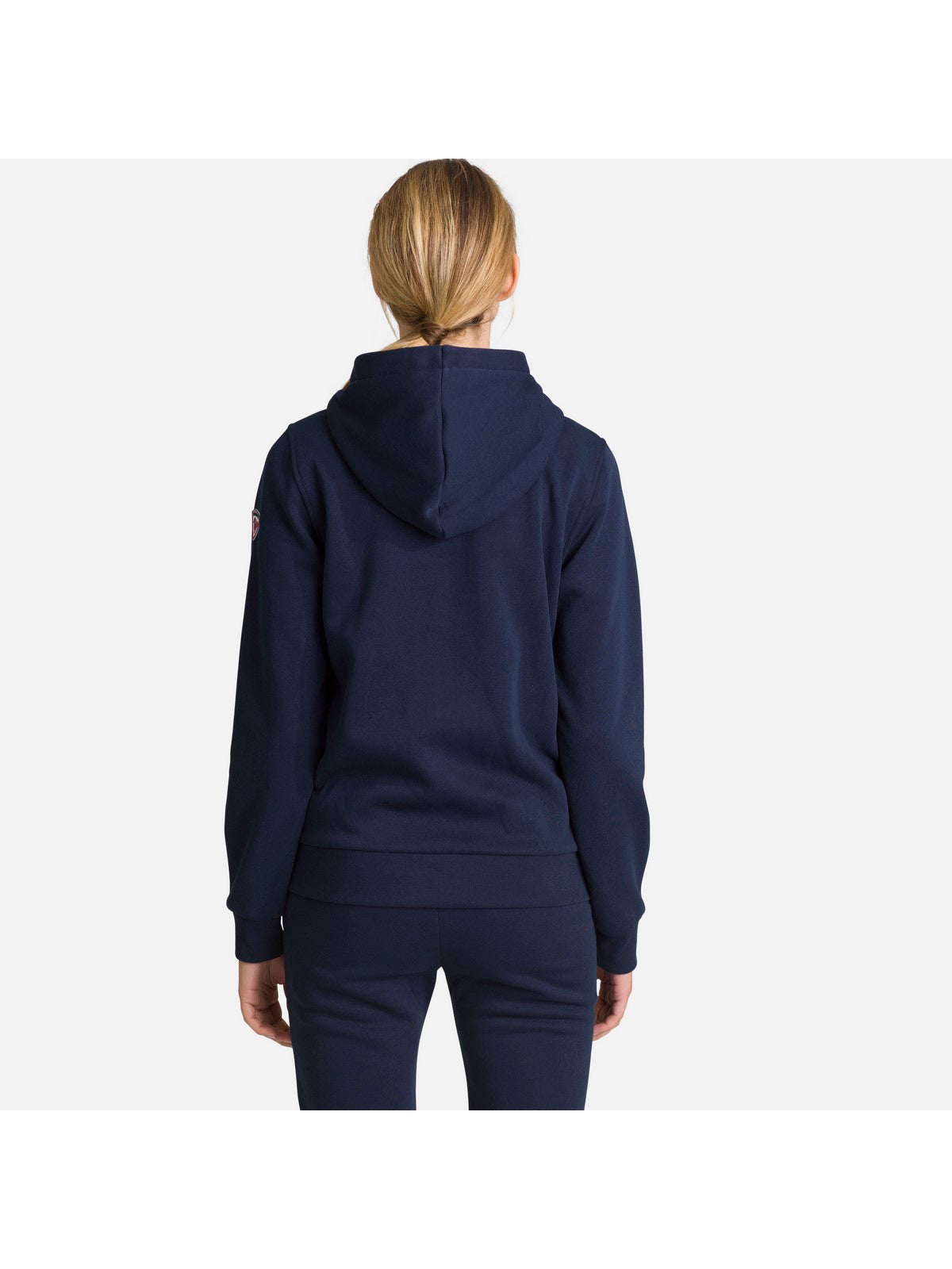 Bluza Rossignol W Logo Sweat Fz Hood Fl granatowy - Adventure Sports