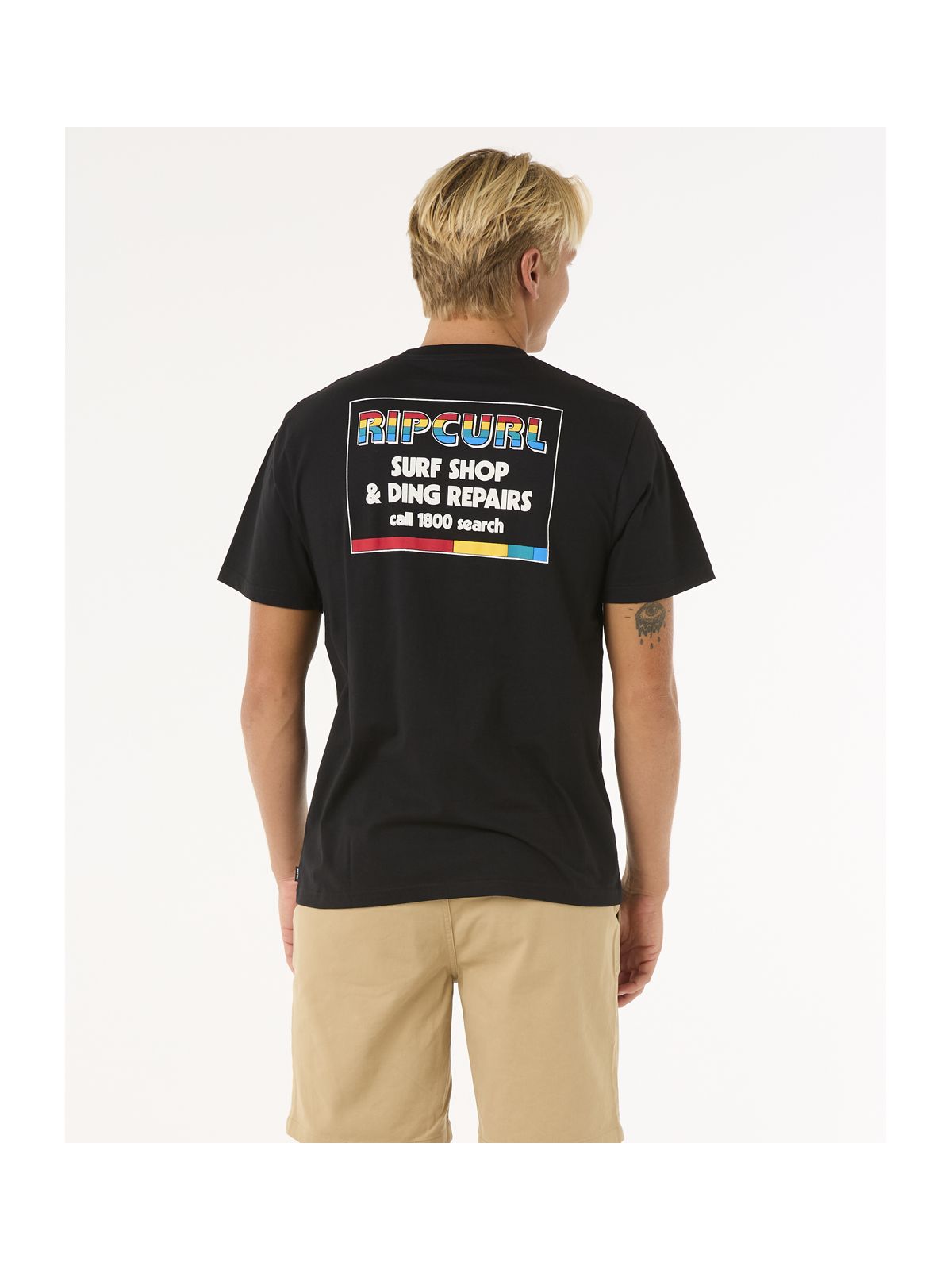 Koszulka RIP CURL Surf Revival Ding Repair Tee czarny