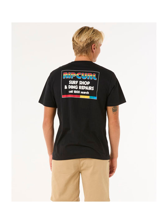 Koszulka RIP CURL Surf Revival Ding Repair Tee czarny
