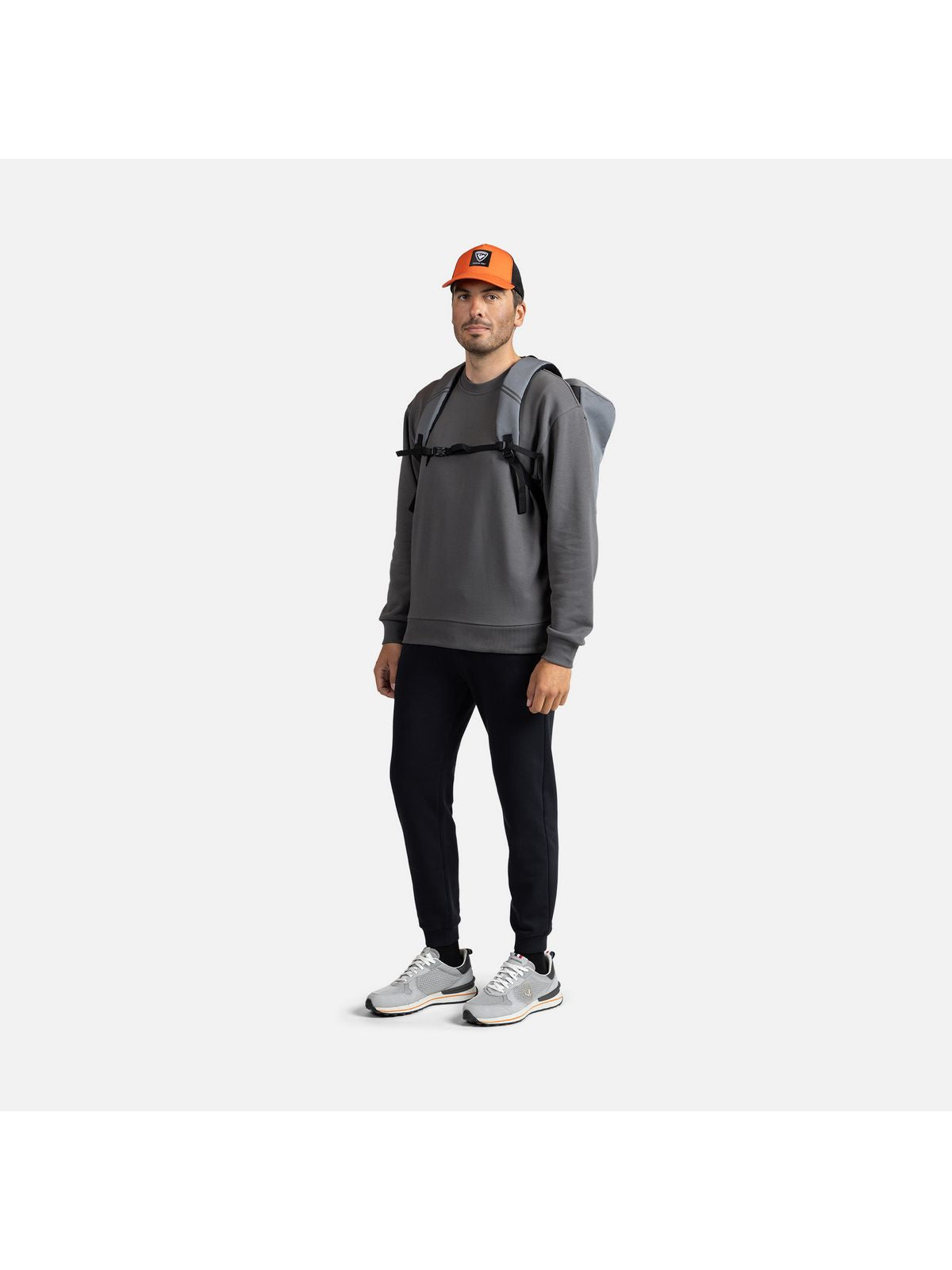 Bluza męska ROSSIGNOL Traye Cn szara - Adventure Sports