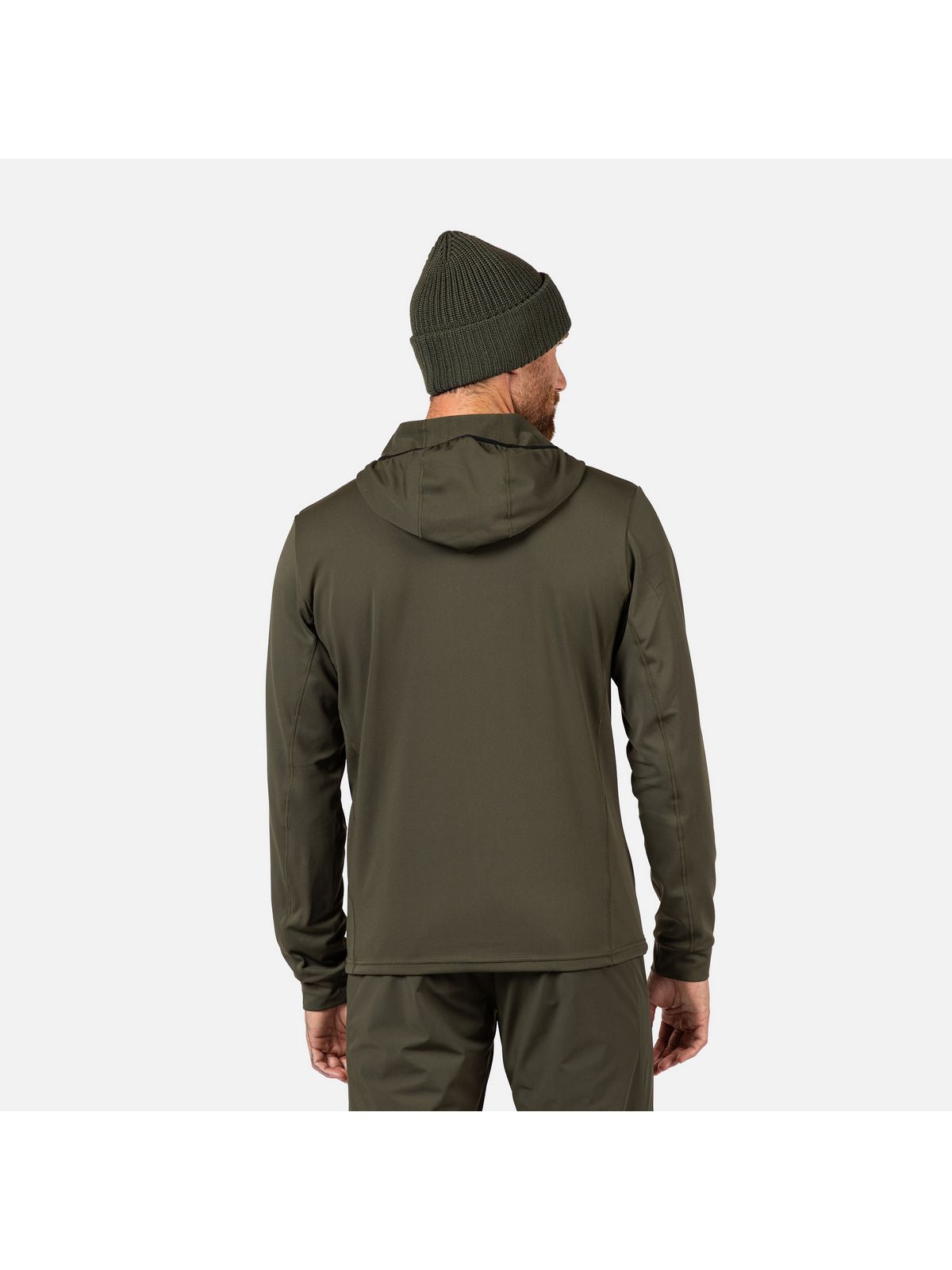 Bluza męska ROSSIGNOL Mid Layer Stretch Hoodie zielona