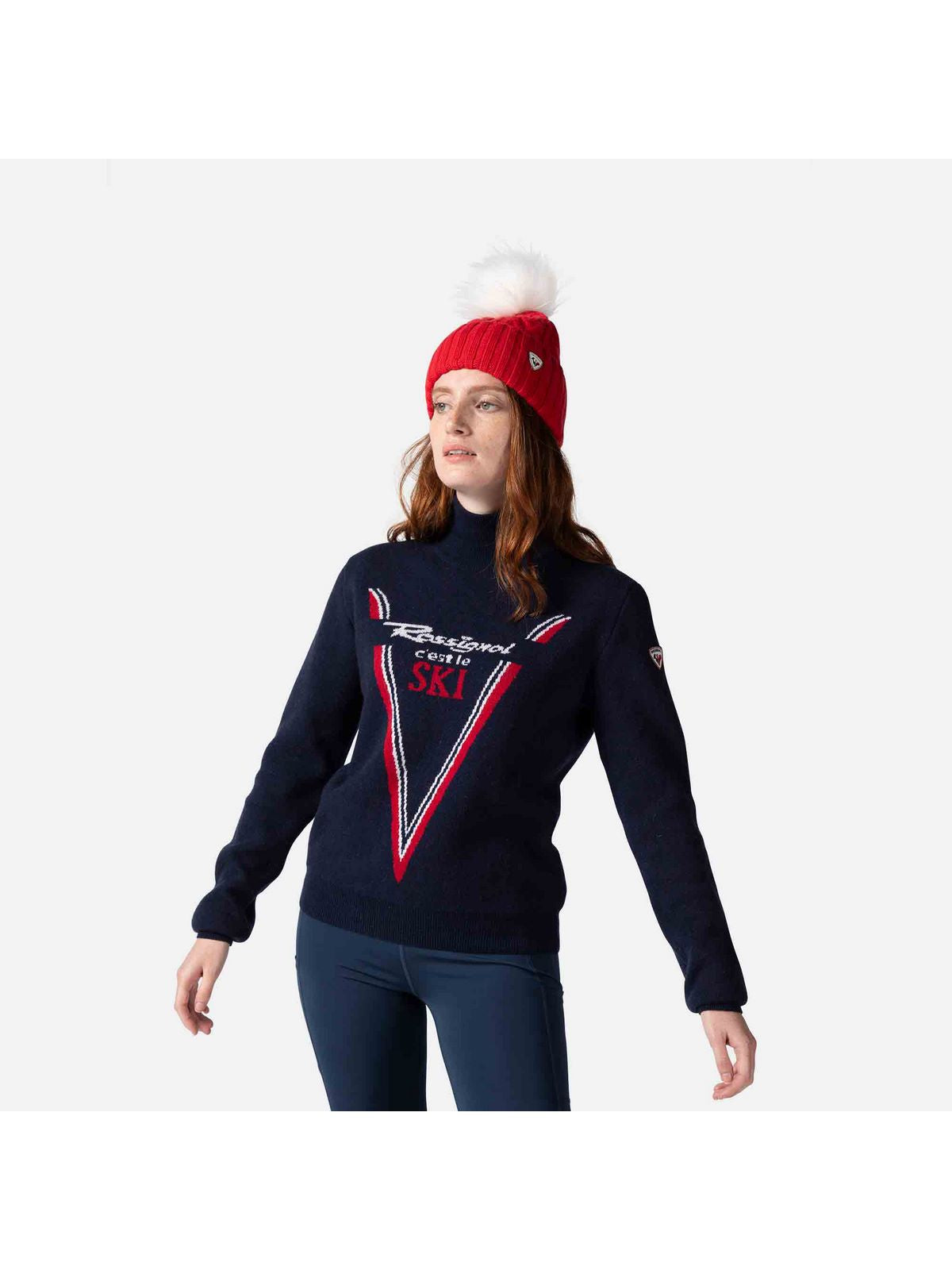 Sweter Rossignol W Victoire Tn Knit granatowy - Adventure Sports