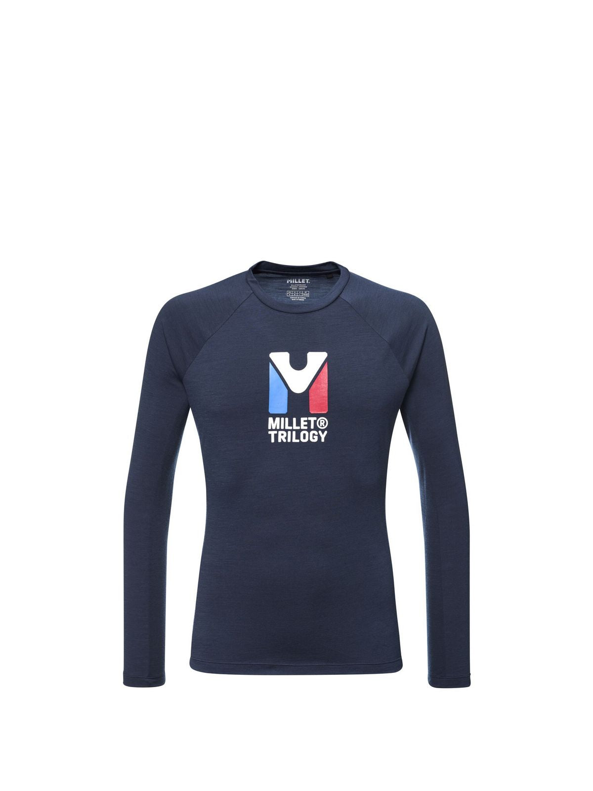 Koszulka męska MILLET Trilogy Wool Ts Ls M granatowa