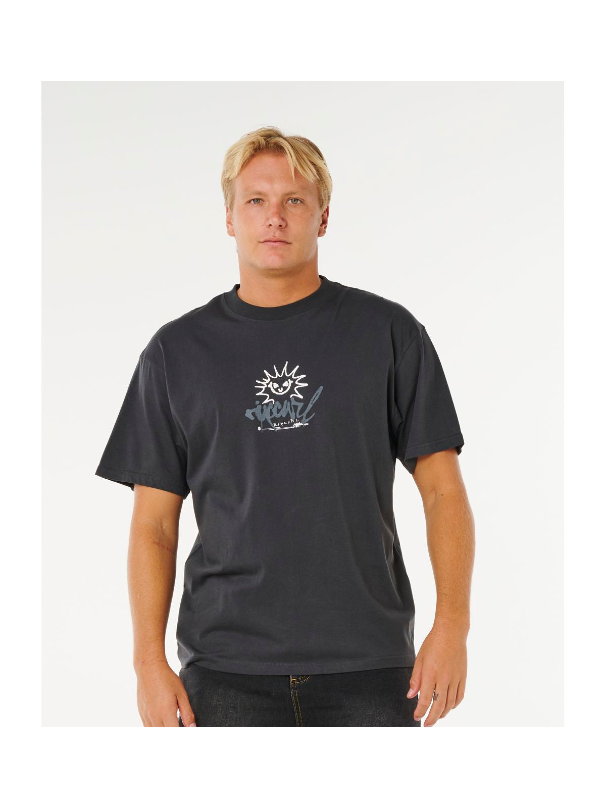 Koszulka męska RIP CURL Inner Visions Rotten Sun Tee czarna