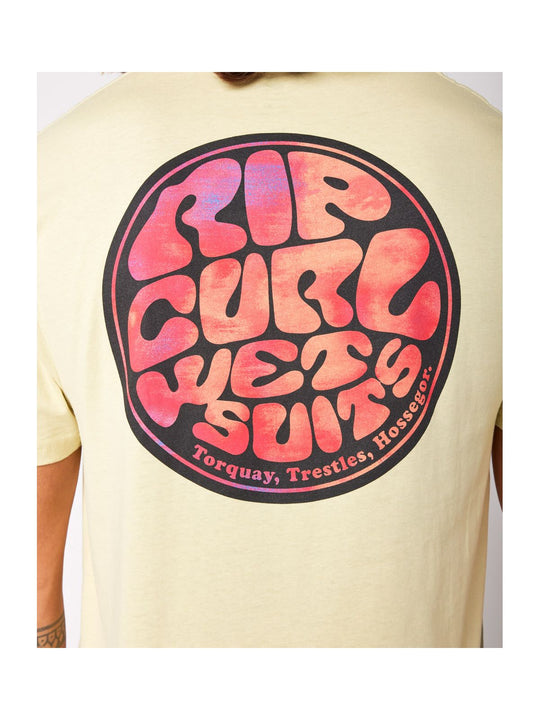 Koszulka RIP CURL Passage Tee żółty - Adventure Sports
