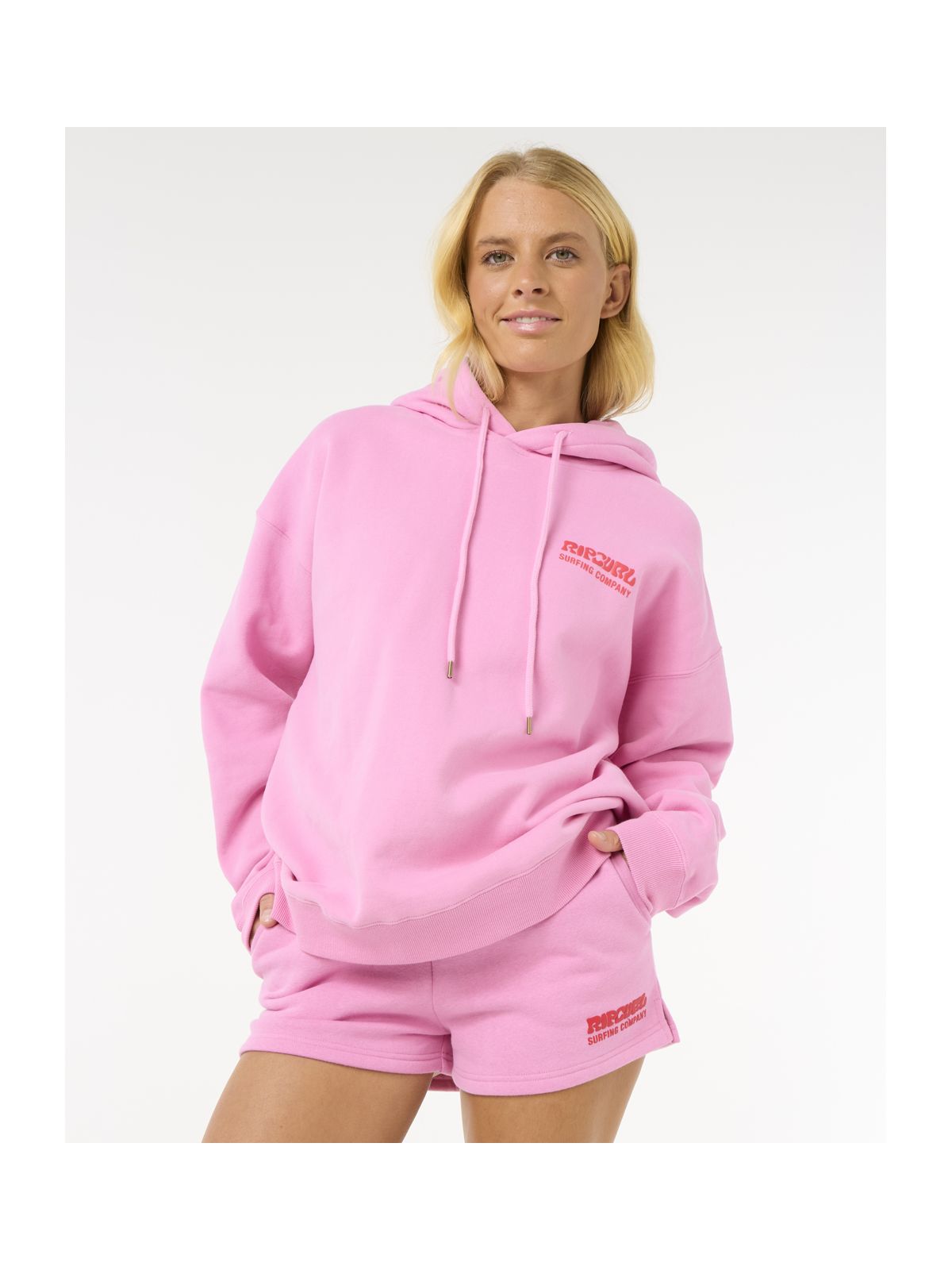 Szorty damskie RIP CURL Surf Puff Short różowe