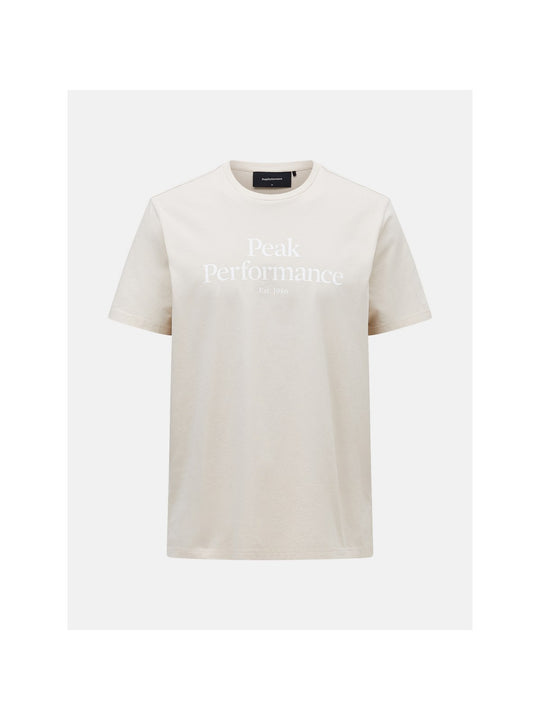 Koszulka damska Peak Performance M Original Tee beżowy - Adventure Sports
