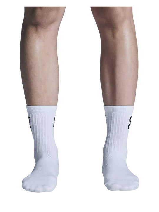 Skarpety treningowe On Logo Sock High 3Pack biały
