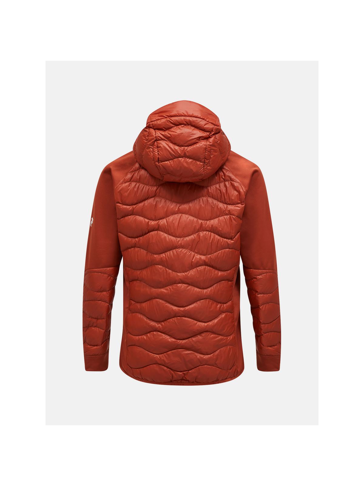 Kurtka Peak Performance M Helium Down Hybrid Hood brązowy - Adventure Sports