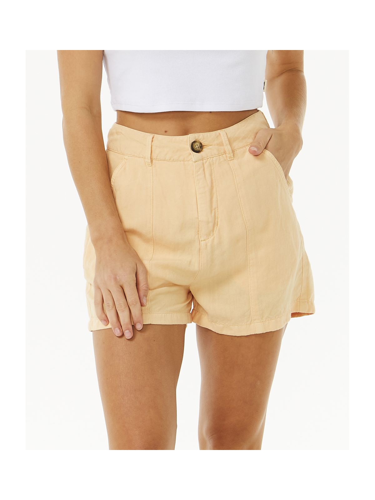 SZORTY RIP CURL PREMIUM LINEN SHORT pomarańczowy - S - Szorty - Adventure Sports