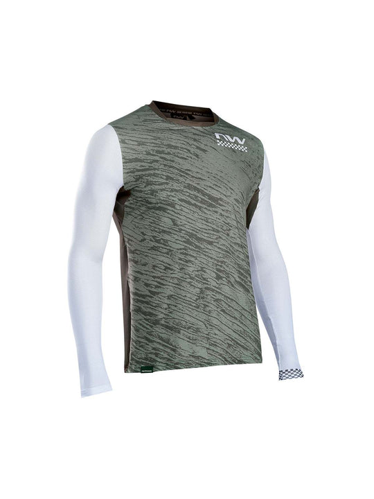 Koszulka rowerowa NORTHWAVE BOMB Jersey LS - zielony - Adventure Sports
