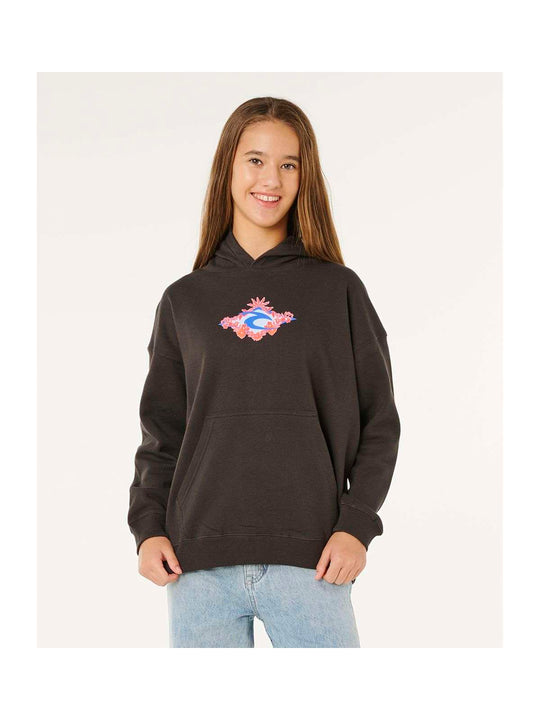 Bluza dziewczęca RIP CURL Sunshine Squad Hood - Girl czarna

