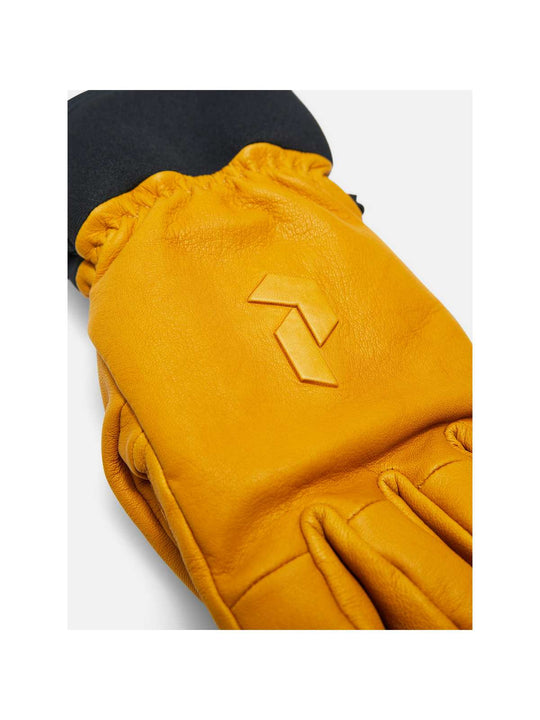 Rękawice narciarskie PEAK PERFORMANCE Leather HIPE Insulated Ski Gloves beżowe
