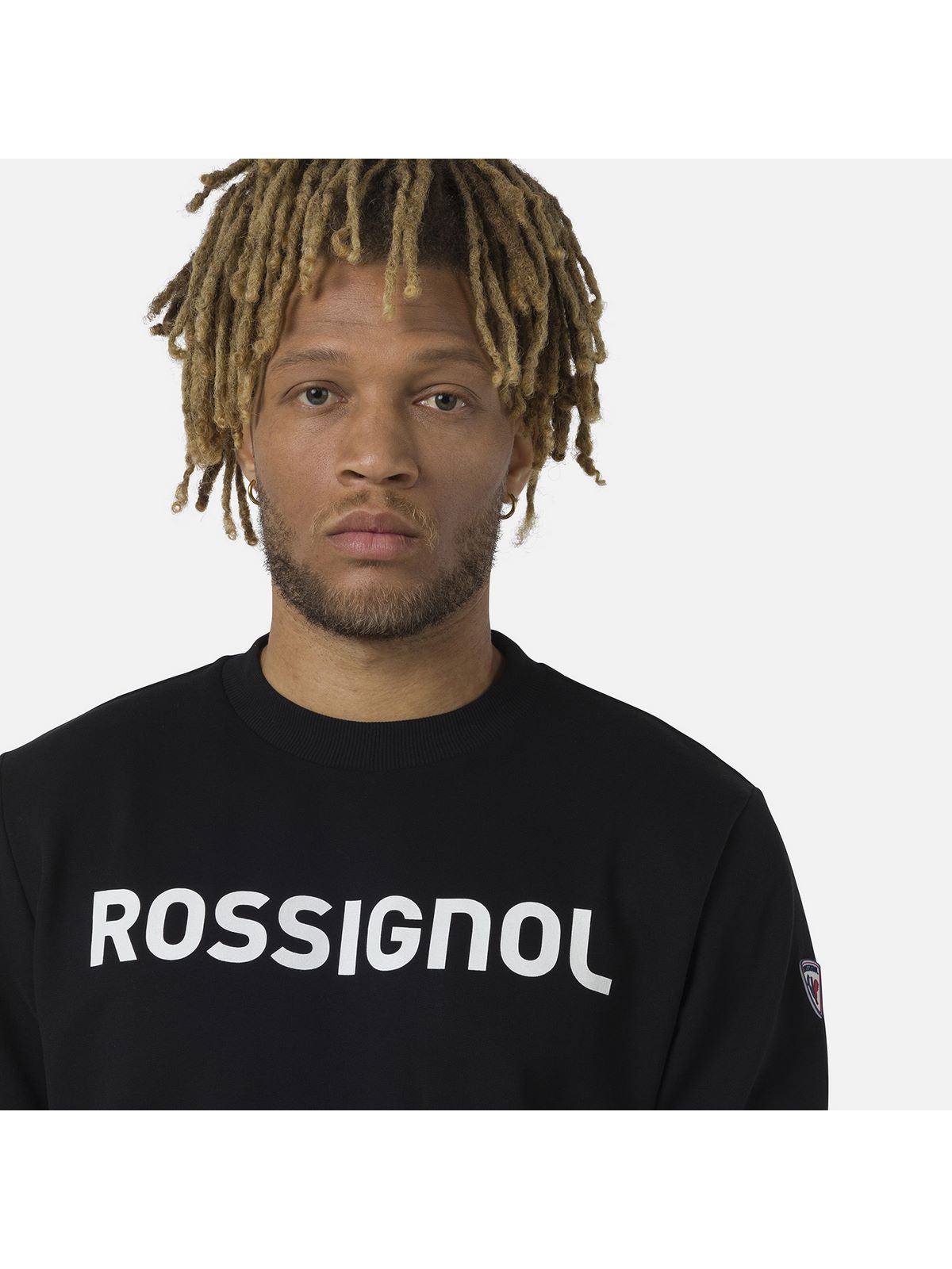 Bluza Rossignol LOGO SWEAT RN FL czarny - Adventure Sports