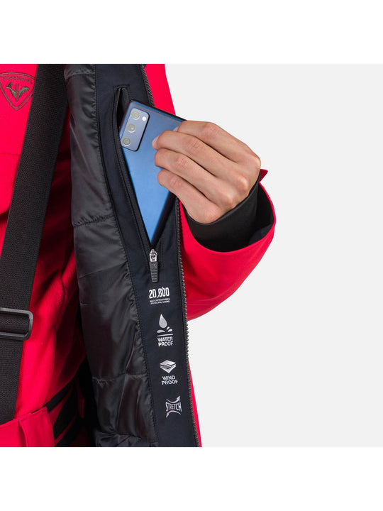 Męska kurtka narciarska Rossignol Velika Jkt czerwony - Kurtka - Adventure Sports
