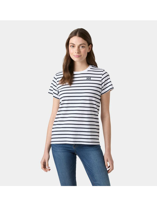 Koszulka damska HELLY HANSEN W Core Graphic T-Shirt 2.0 biała
