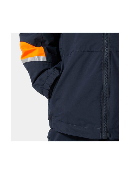 Kurtka narciarska dziecięca HELLY HANSEN K RIDER JACKET granatowa
