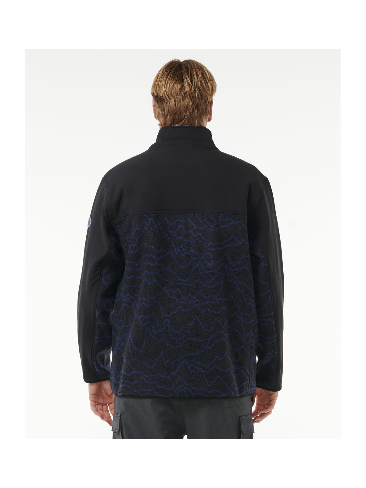 Bluza RIP CURL Anti Series Search Zip Crew czarny - Adventure Sports