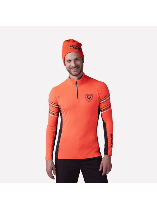 Koszulka Rossignol Classique Hero 1/2 Zip czerwony - Adventure Sports

