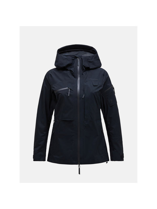Kurtka narciarska damska Peak Performance W Alpine Gore czarny - Adventure Sports
