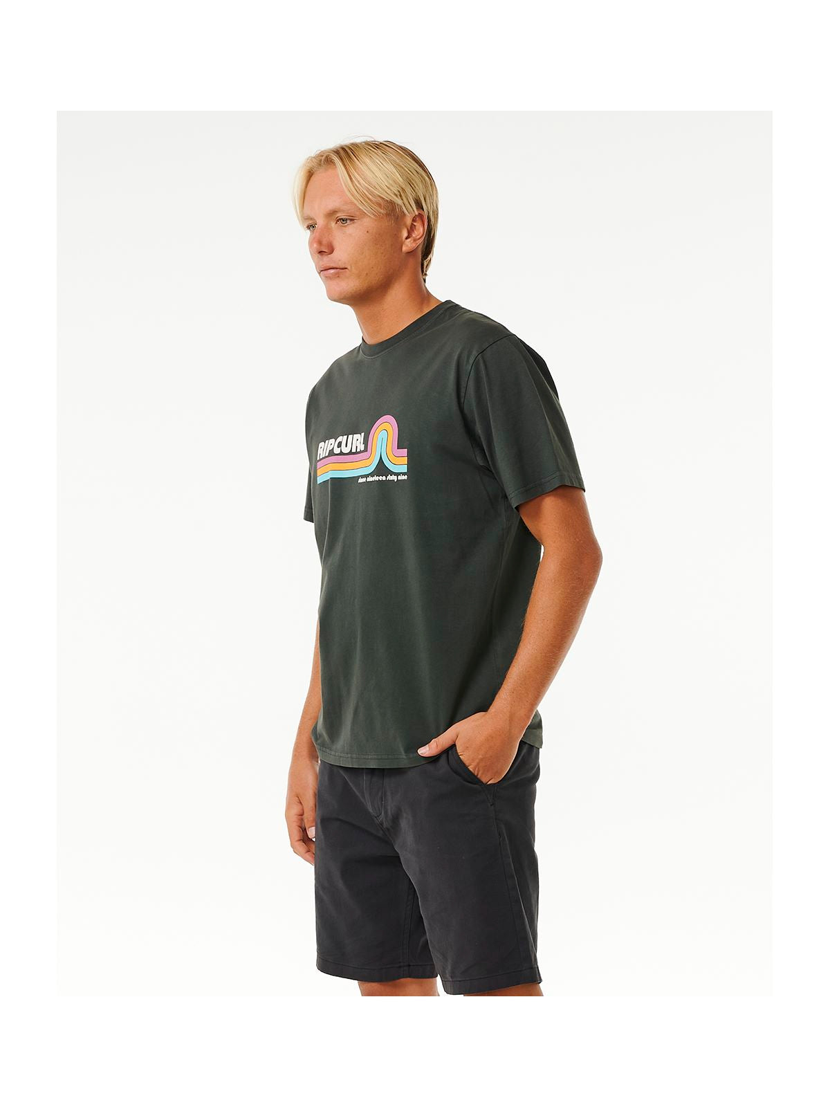 Koszulka RIP CURL Surf Revival Mumma Tee czarny - Adventure Sports