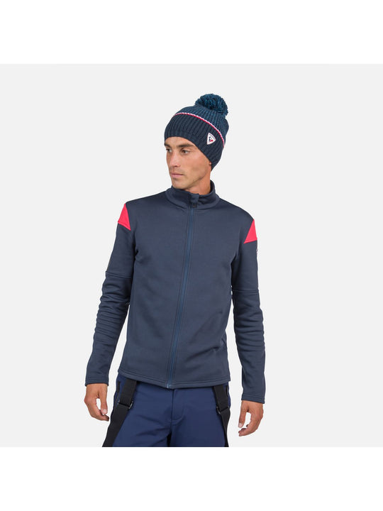 Bluza narciarska męska Rossignol Aerial Fz granatowy - Adventure Sports
