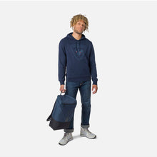 Bluza z kapturem męska Rossignol LOGO SWEAT HOOD FL granatowy - Adventure Sports
