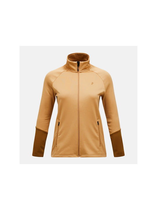Bluza PEAK PERFORMANCE W Rider Essentials Zip Jacket brązowy
