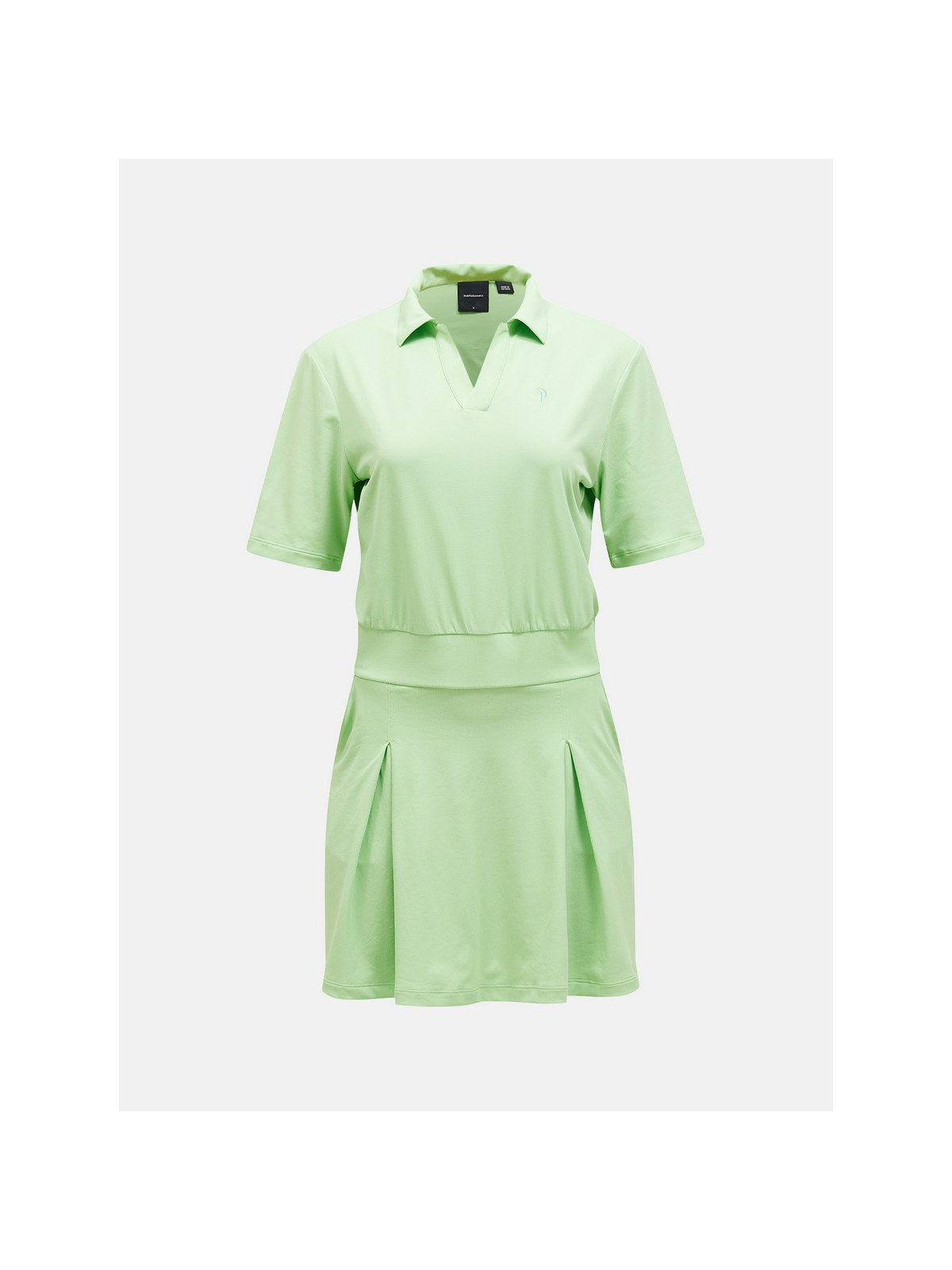 Sukienka PEAK PERFORMANCE W Pleated Dress zielony - Adventure Sports