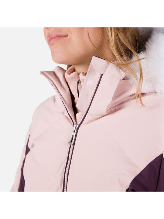 Kurtka na narty damska Rossignol W Staci Jkt różowy - narciarska - Adventure Sports
